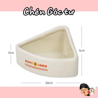 Chén ăn sứ Happy Lunch dành cho Hamster, Nhím