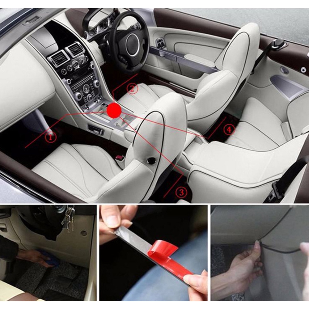 Đèn LED 48 Bóng 4 Trong 1 12-24V Trang Trí Nội Thất Xe Hơi