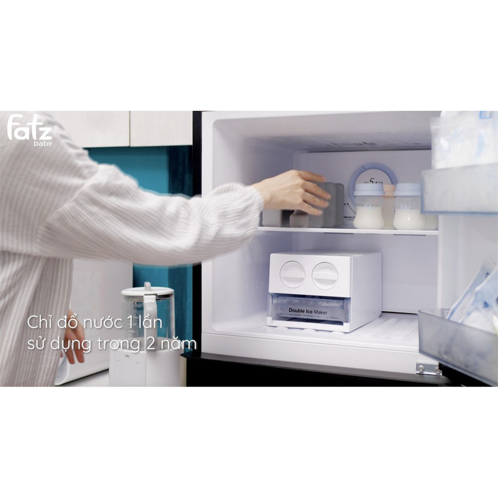 Set 2 thanh Đá khô Fatzbaby Frozen 1 giữ lạnh sữa mẹ/thức ăn dặm suốt 12 tiếng