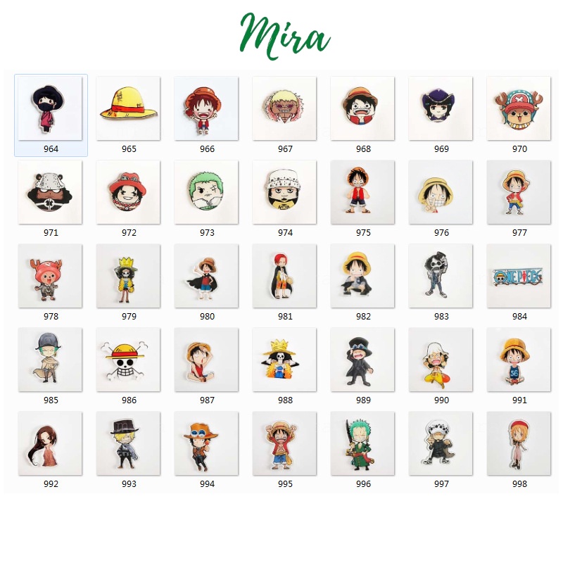 One Piece , Decor Bàn Học, Bàn Làm Việc, Hủy Hiệu Đảo Hải Tặc Luffy MIRA-GC00803