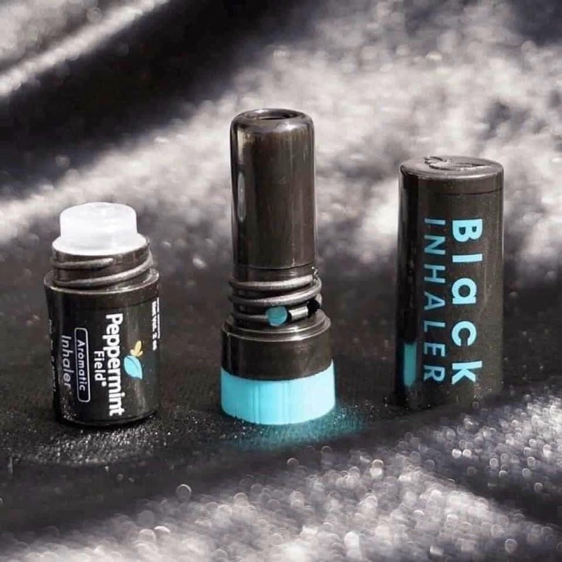 Combo 6 Ống Hít Thông Mũi Bạc Hà Black Peppermint Thái Lan, Ống Hít Thông Mũi Đen