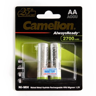 Pin tiểu sạc aa camelion hr6 ni-mh 2700mah