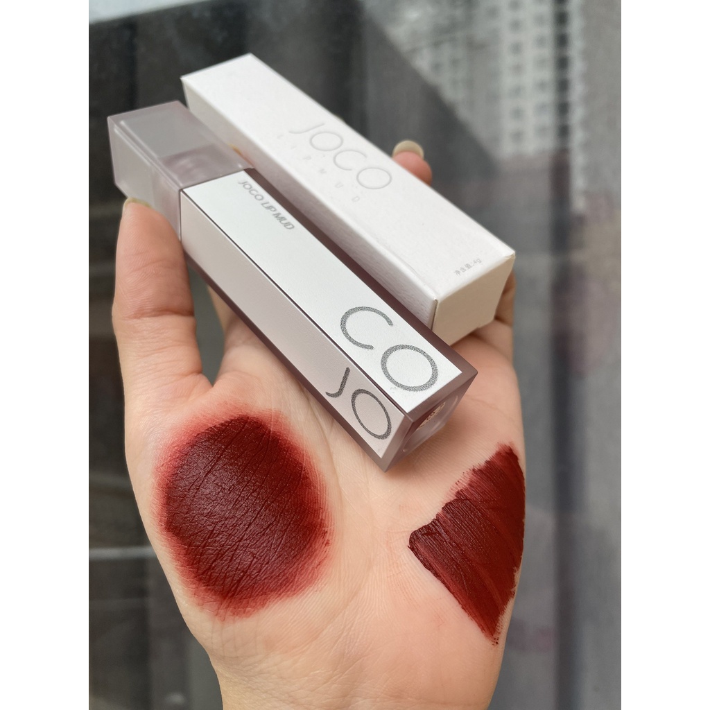 Son kem Joco vuông đỏ nâu siêu mịn bản dupe A12 Cao Cấp chính hãng