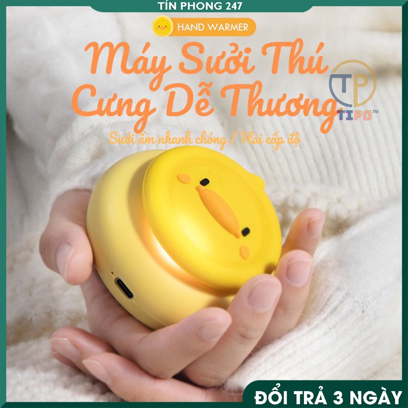 Máy Sưởi Mini Dễ Thương Đáng Yêu Mặt Cười 2 Mức Nhiệt, Nhỏ Gọn Tiện Lợi Dễ Mang Đi