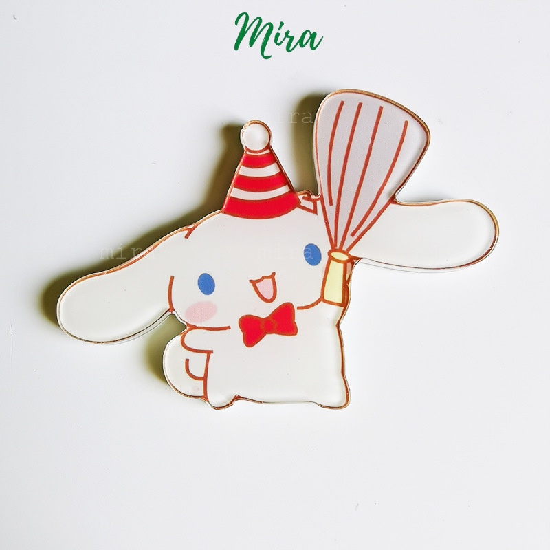 Ghim Cài Thỏ Trắng Dễ Thương, Huy Hiệu Acrylic, Pin Cài Áo, Trâm Cài Balo Đi Học Cực Cute Mẫu Tự Chọn MIRA-GC00810