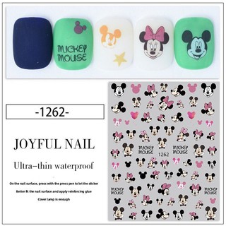 Sticker nail dán móng tay hoạt hình 2