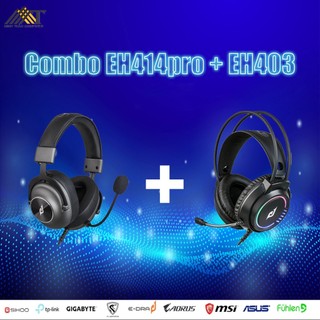 Combo tai nghe gaming chụp tai edra eh414 pro + eh403 giá sốc - mtc