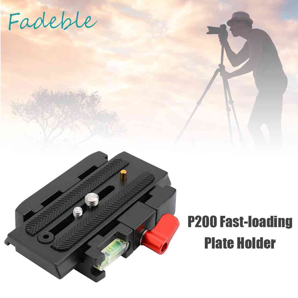 P200 Quick Release Plate Aluminium Alloy Clamp Tripod for Manfrotto 501 Q5