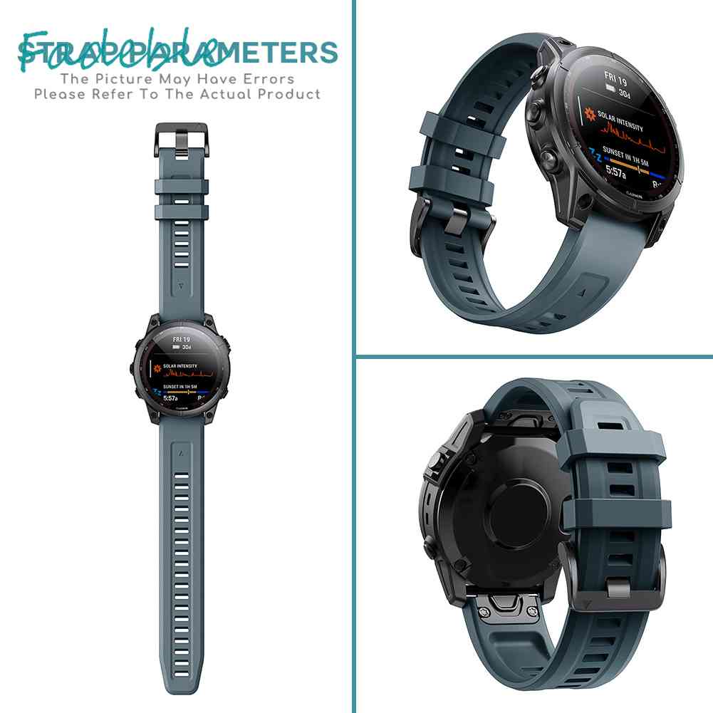 Dây Đeo Silicon 26mm Cho Đồng Hồ Thông Minh Garmin Fenix 7X / 6X / 5X / 5X Plus / 3