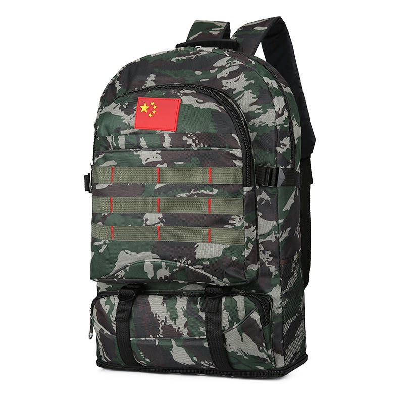 Balo Du Lịch Cỡ Lớn Họa Tiết Rằn Ri Phong Cách Quân Đội Cho Nam