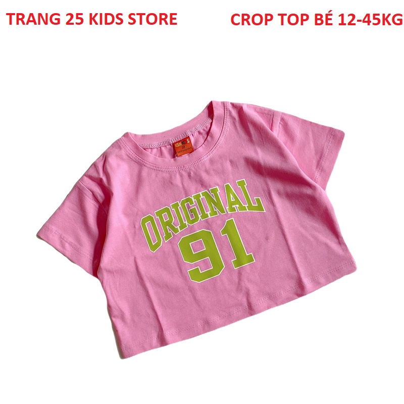 Áo Bé Gái Crop Top in hình chú gấu - Form to- Trang 25 Kids