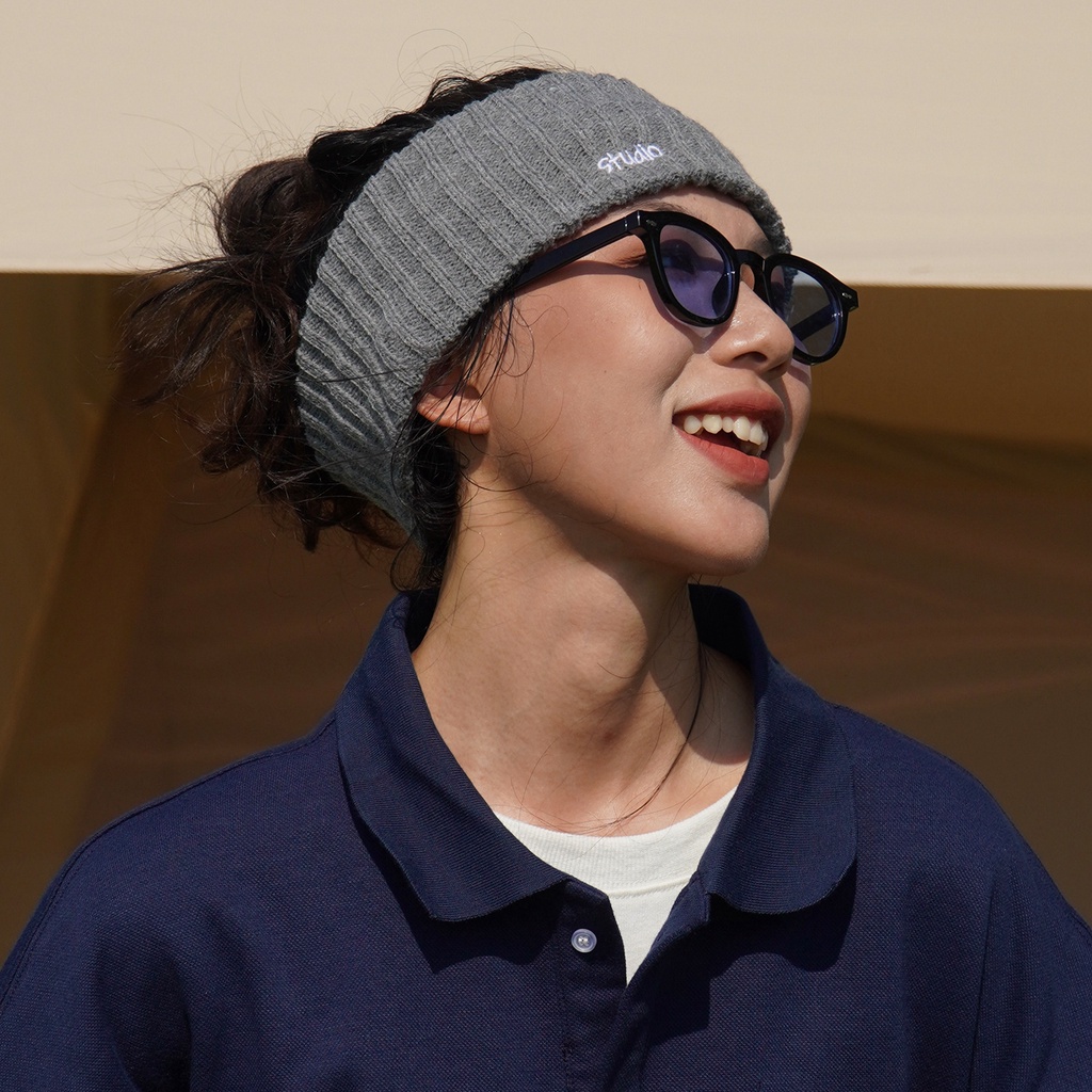 Băng Đô Dệt Kim Đơn Giản Cá Tính Cho Nam Nữ Rửa Mặt