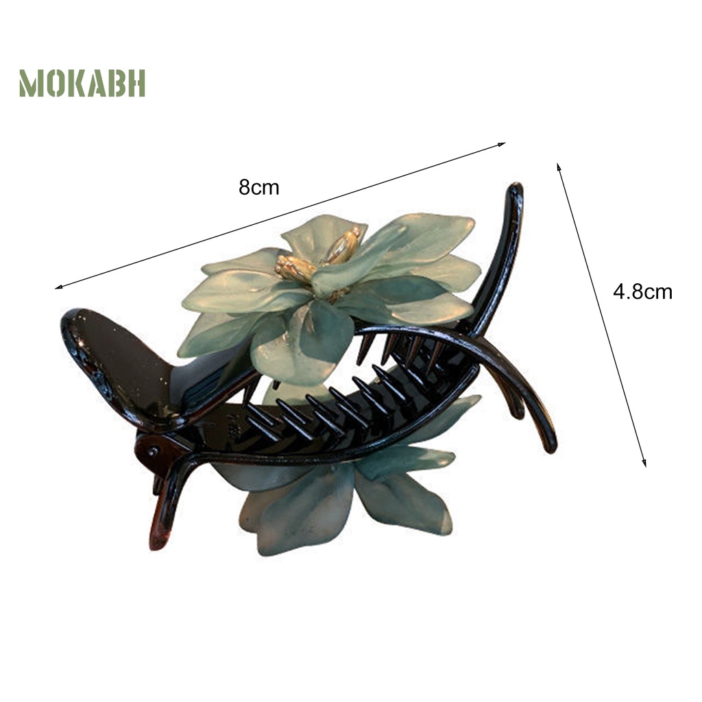 Kẹp Tóc Càng Cua Bằng Acrylic Màu Sắc Tươi Sáng Chống Rơi Phong Cách Hàn Quốc Cho Nữ