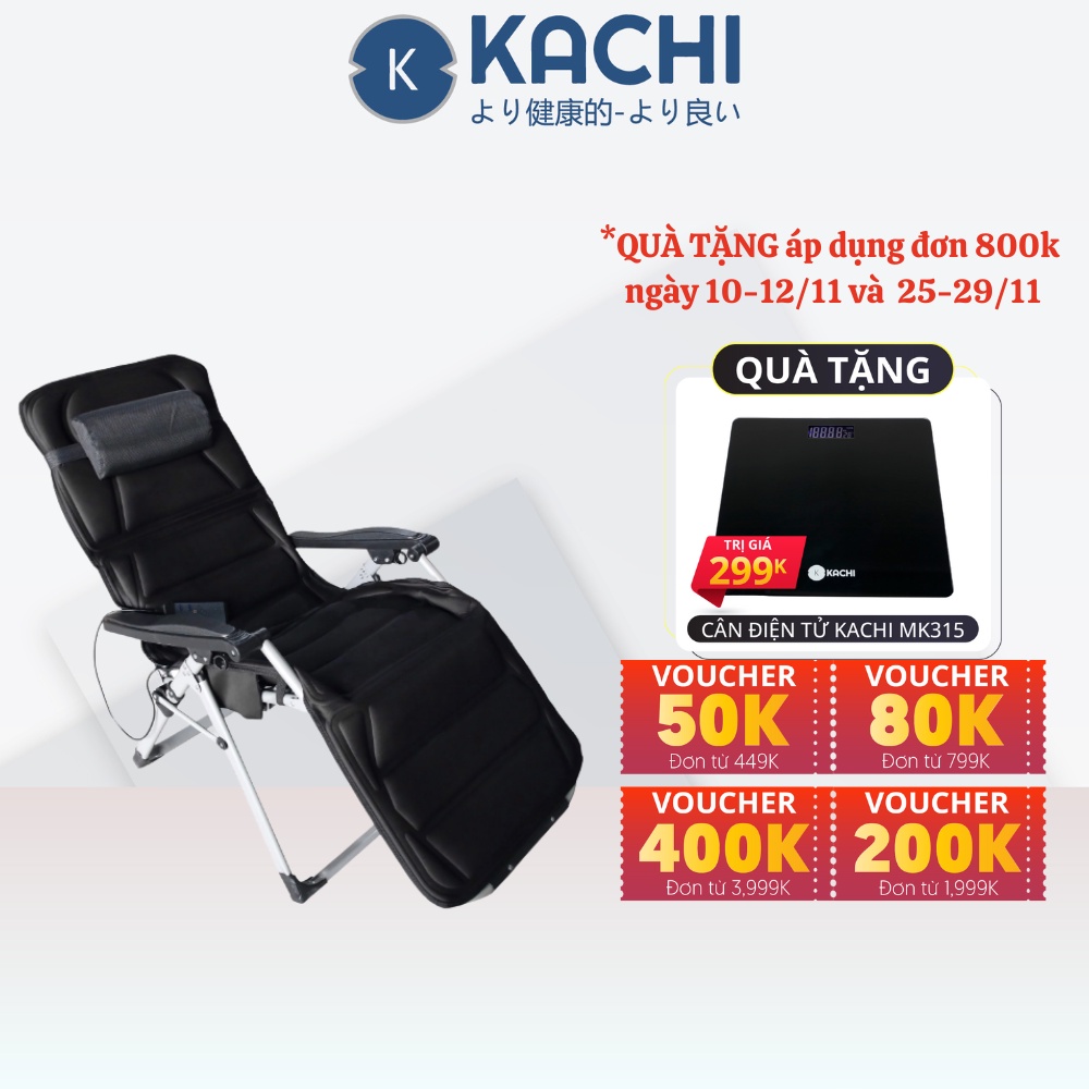 Bộ Ghế Xếp Kèm Đệm Massage Thư Giãn Kachi