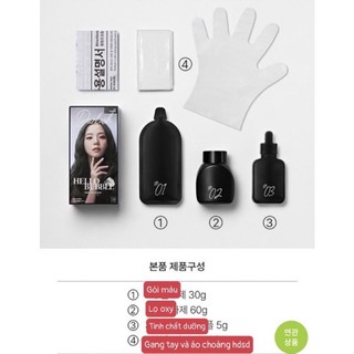 THUỐC GỘI NHUỘM TÓC DẠNG BỌT HELLO BUBBLE MISE EN SCENE