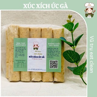 Xúc Xích Ức Gà nấm hương Eatclean Eat Clean xúc xích gà ăn kiêng healthy