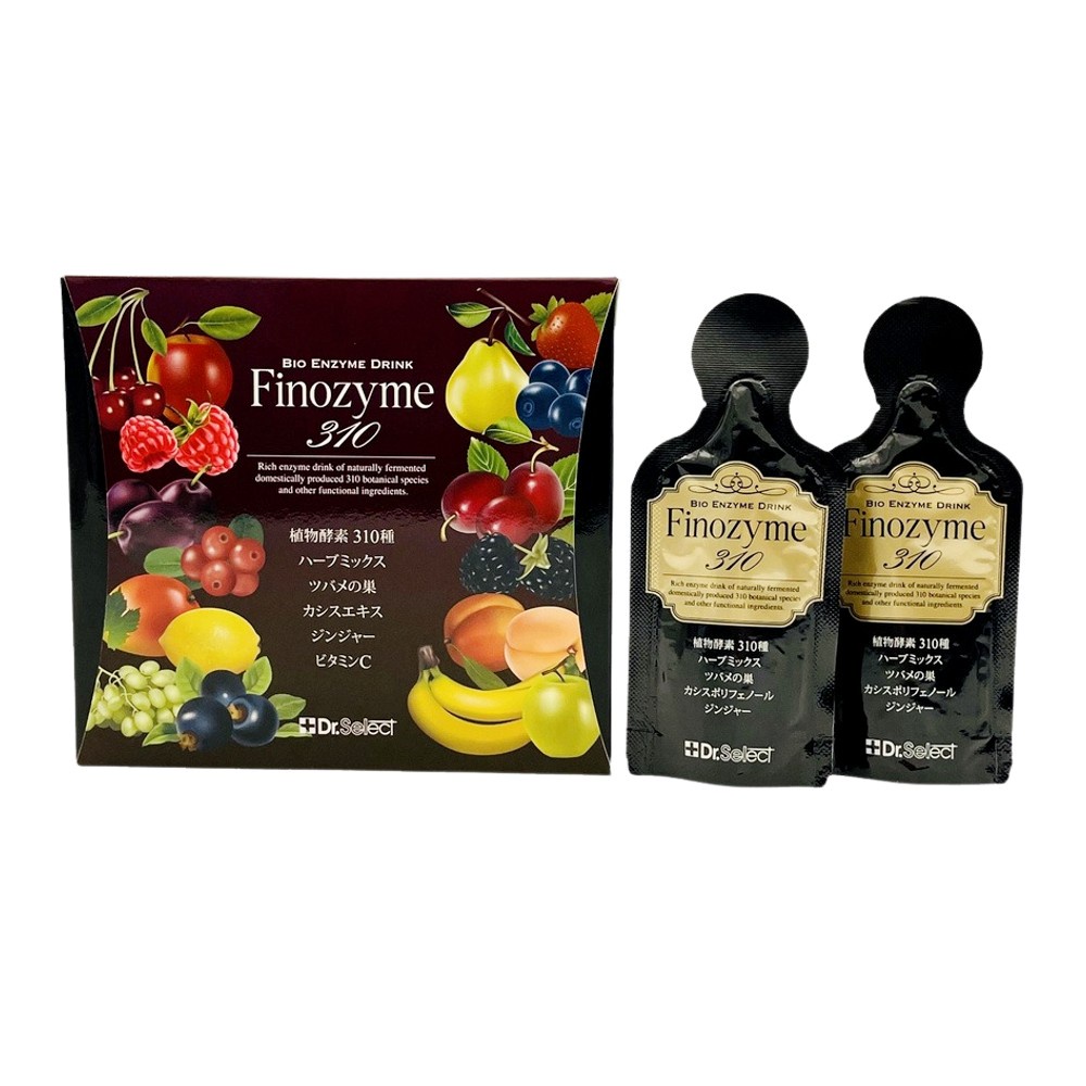 Nước uống đẹp da và giảm cân Dr. Select Finozyme 310 (Hộp 30 gói x 15ml)