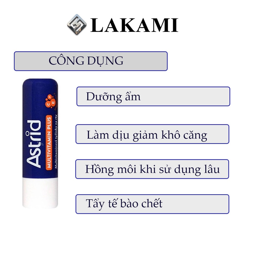 Son dưỡng Astrid tái tạo môi từ mỡ hươu