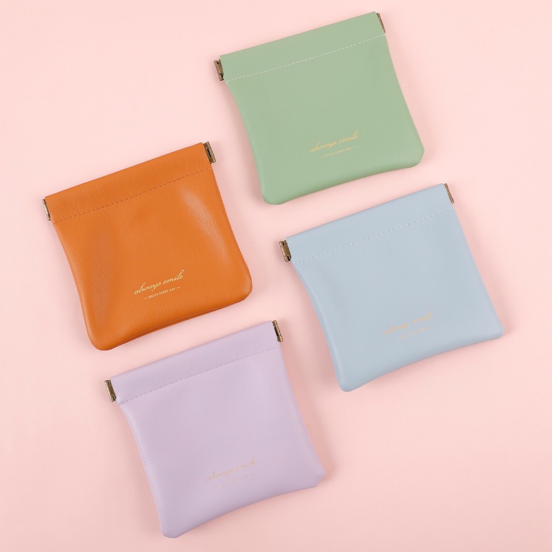 Túi Da PU Nhỏ Đựng Mỹ Phẩm / Đồ Vệ Sinh Cá Nhân Chống Thấm Nước Cho Nữ