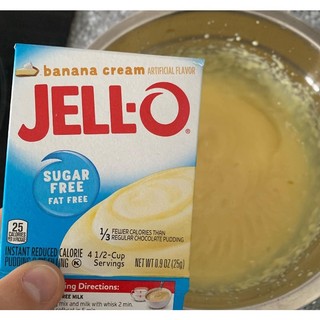 Bột rau câu/ pudding Jell-O không đường