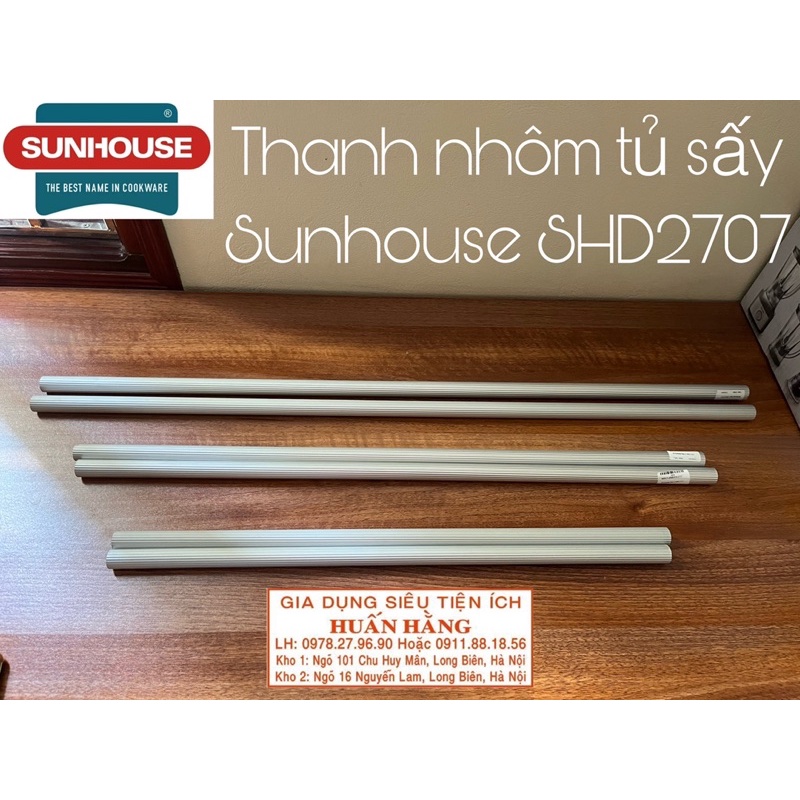 Chính hãng Thanh nhôm khung tủ sấy quần áo Sunhouse SHD2707