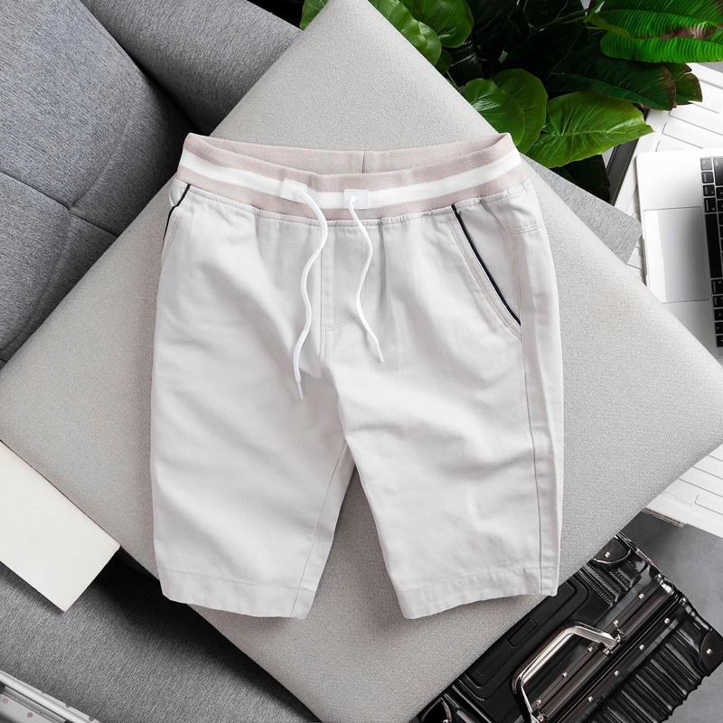Quần sọt kaki nam lưng thun LD99