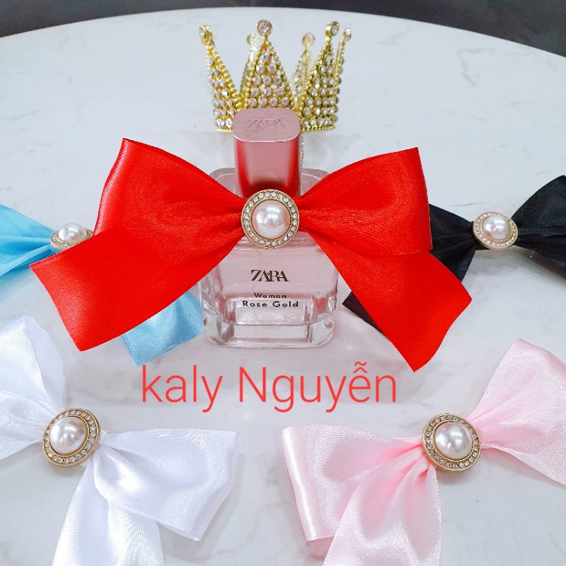 Kẹp nơ đính Charm hàn quốc hình HÌNH VÀ VIDEO SHOP TỰ CHỤP 100%