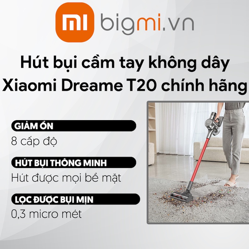 Hút bụi cầm tay không dây T20/ T30 chính hãng