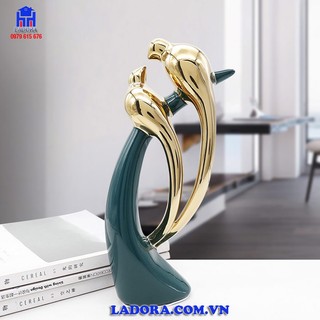 Đôi chim uyên ương – tượng decor đẹp