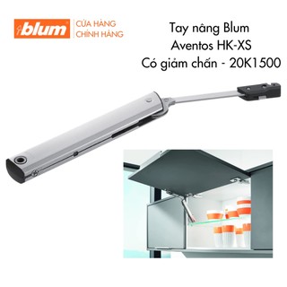 Bộ tay nâng aventos hk-xs tích hợp giảm chấn dùng cho cánh cửa tủ có chiều cao 200mm đến 600mm