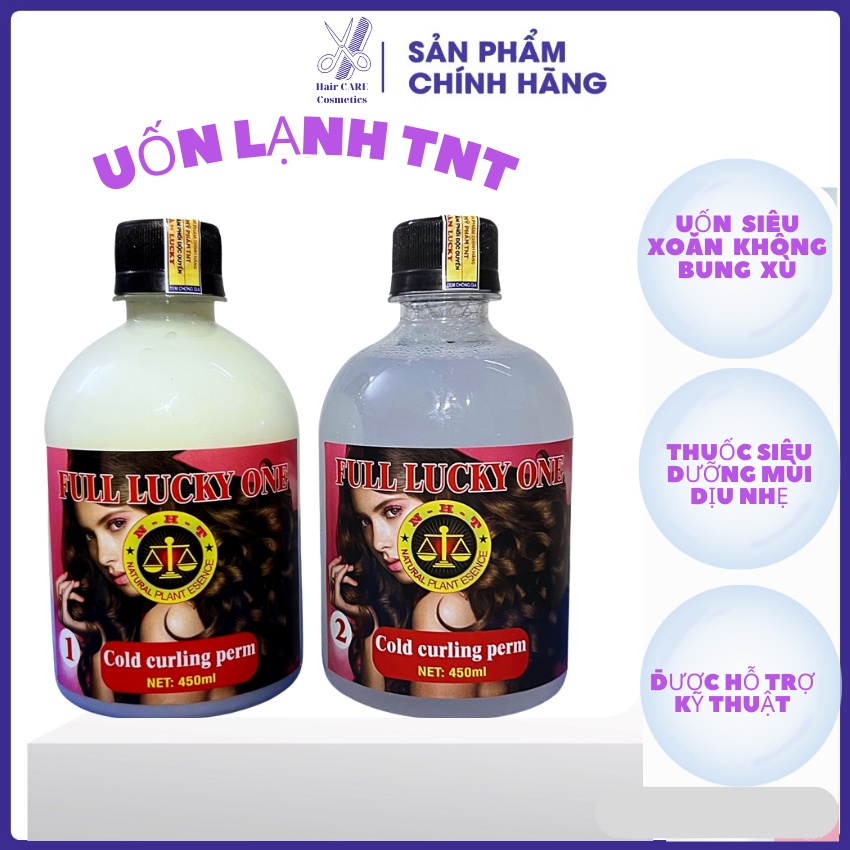 Thuốc uốn lạnh TNT, Thuốc uốn tóc FULL LUCKY ONE chính hãng công ty TNT Việt Nam