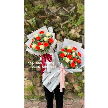 BÓ HOA SÁP HOA LÁ QUÀ TẶNG 20/11