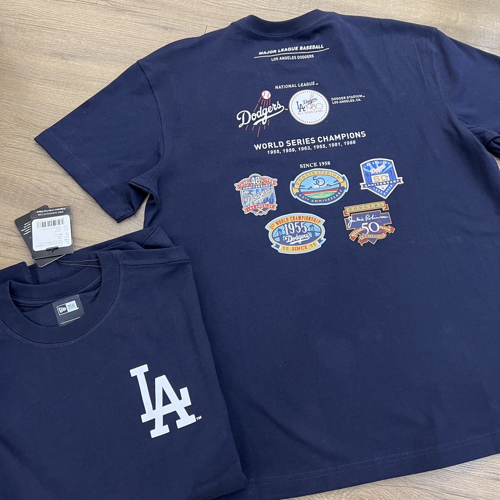 [CHÍNH HÃNG] Áo Thun New Era - Cooperlist LA *Navy* - Code: 12715357
