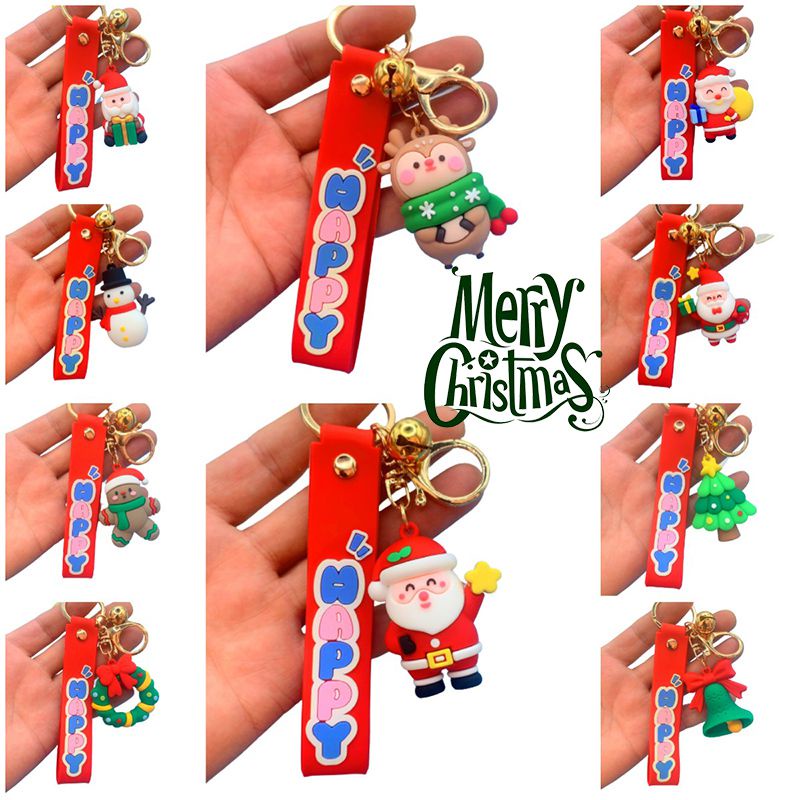 Dễ Thương Móc Khóa Hình Ông Già Noel Đáng Yêu