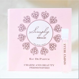 Vial mẫu thử nước hoa simply belle 1ml
