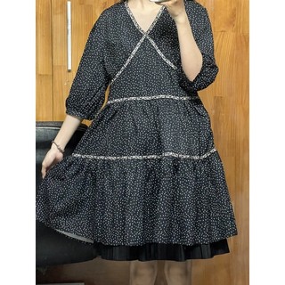 Đầm babydoll chấm bi | Đ17