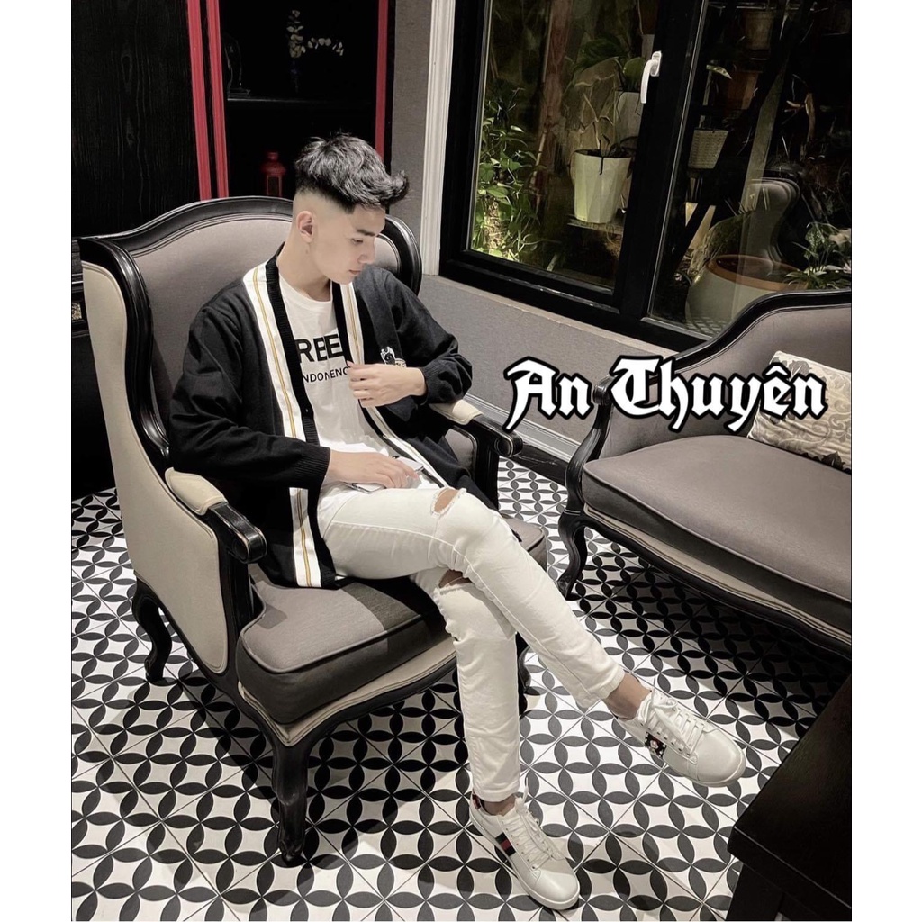 Áo khoác, áo cardigan GC họa tiết thêu con ong sang chảnh