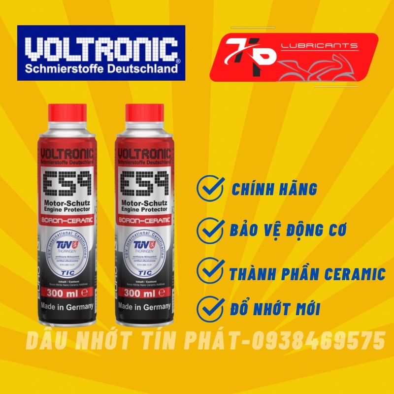 Lẻ 30ML Voltronic E59, phủ sứ động cơ