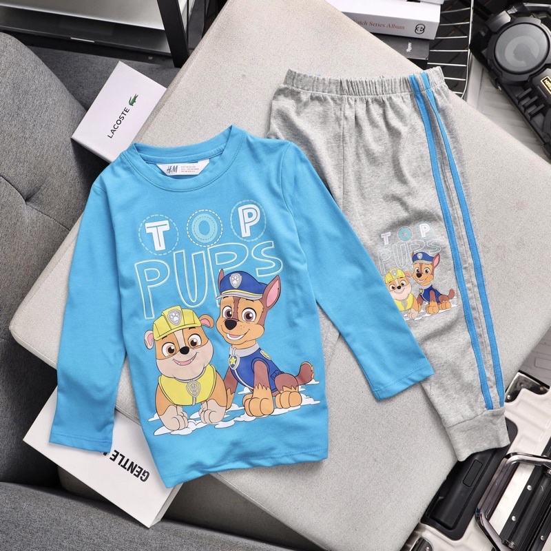 🚗 Bộ dài tay H&M hàng xuất bé trai 14-30kg