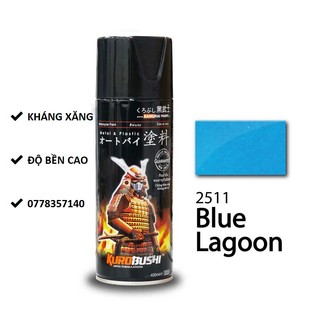 2511 sơn xịt samurai màu xanh đầm phá