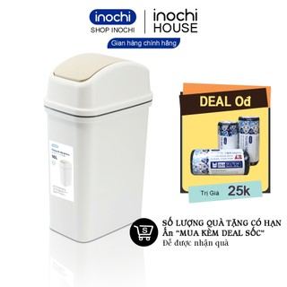 Thùng Rác Nắp Lật inochi 10 Lít Sọt Rác Nhựa Thông Minh Rất Đẹp Làm Sọt Rác Văn Phòng Khách Sạn Gia Đình