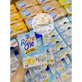 Váng sữa Recre Ole Mont Blanc Pháp 85g x 4 túi