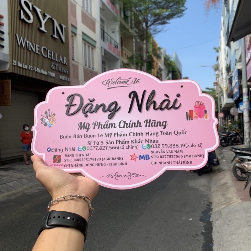 Bảng gỗ mini - bảng treo shop - Bảng Gỗ Decor - Bảng Gỗ - Decor