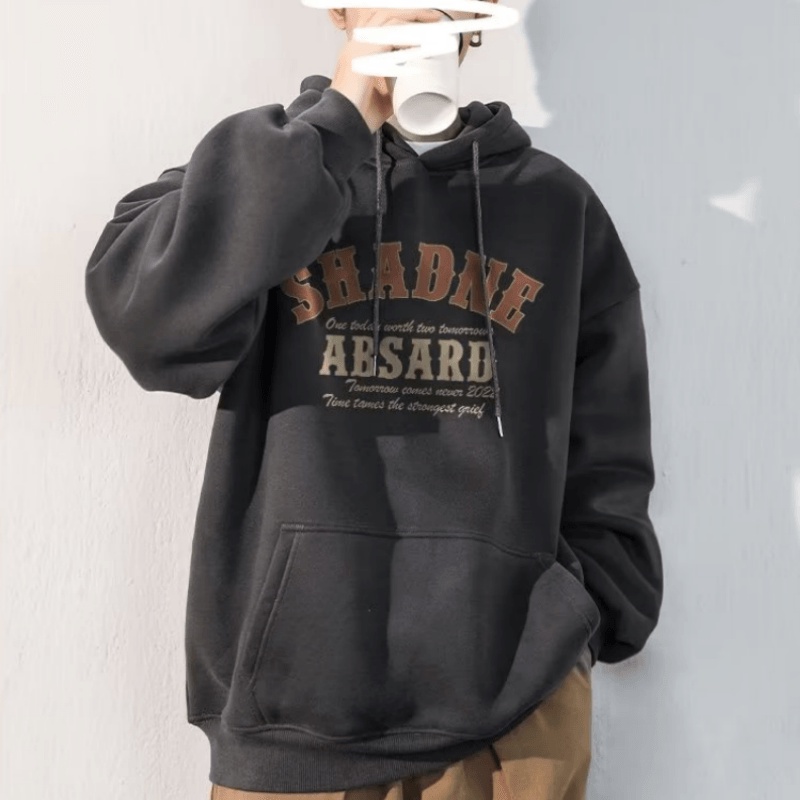 Áo hoodie In Chữ Thời Trang Hàn Quốc Chất Lượng Cao Size M-5XL Cho Nam