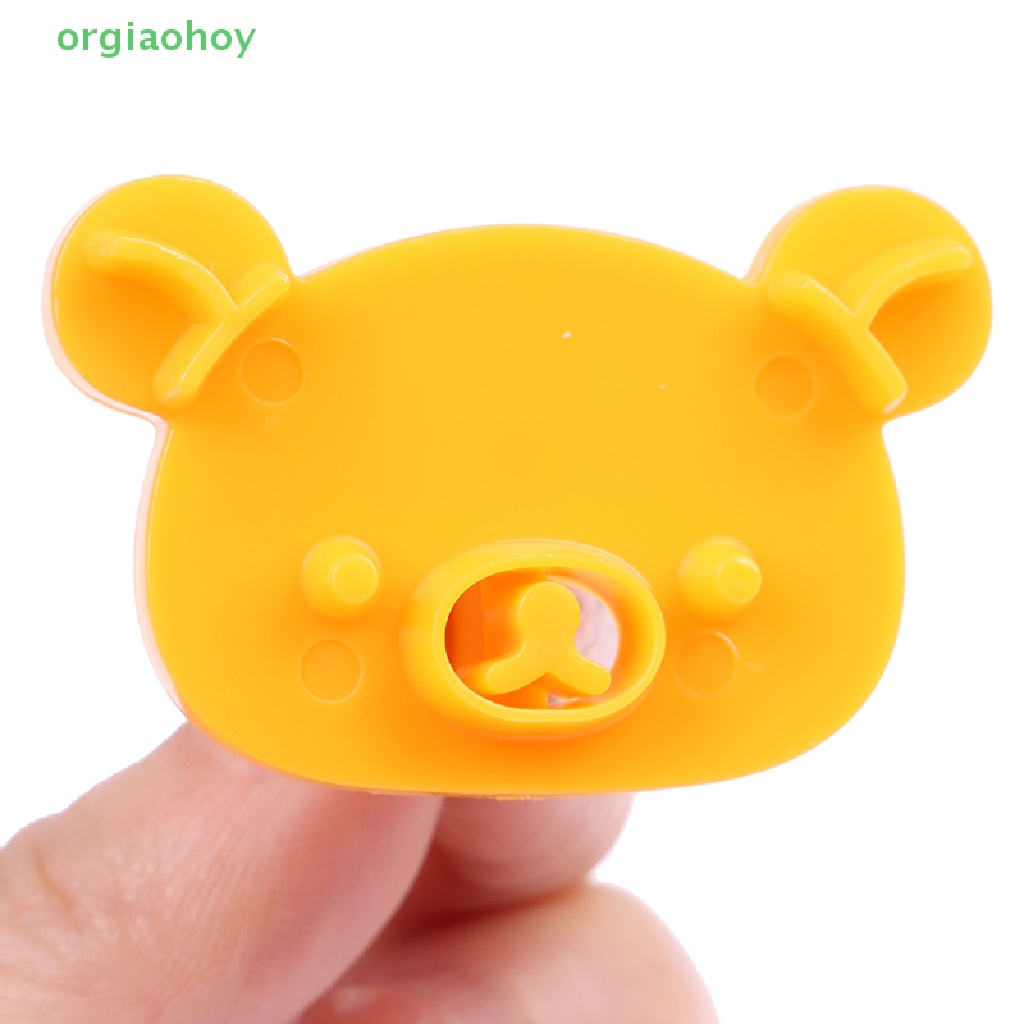 Set 3 Khuôn Dập Nổi Hình Gấu Dễ Thương Dùng Làm Bánh Sandwich