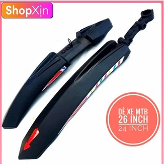 Dè xe đạp thể thao địa hình decal mtb 24,26 inch - vè chắn bùn xe leo núi