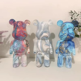 Tượng gấu bearbrick trang trí 28cm và Tượng gấu bearbrick 50cm