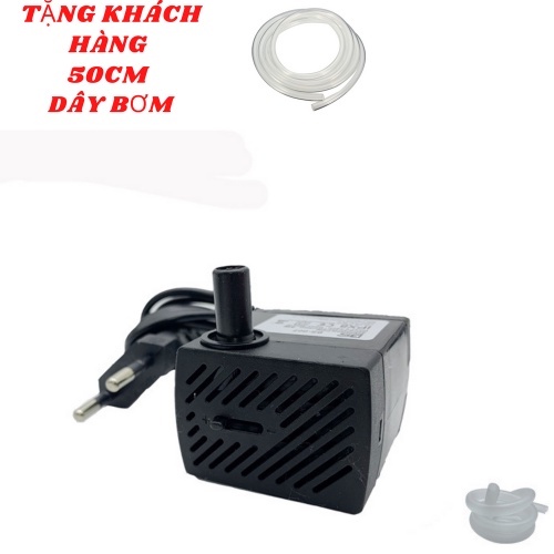 máy bơm nước thác tiểu cảnh máy bơm không đèn (TẶNG KÈM DÂY BOM)