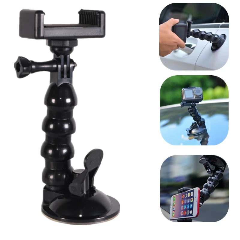 Giá Đỡ Điện Thoại Hút Chân Không Gắn Cửa Kính Ô Tô, Phù Hợp Với Mọi Loại Điện Thoại