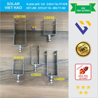 Kẹp U solar panel - U4040